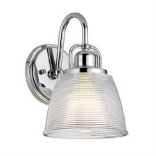 Quoizel Dublin Bathroom Wall Light Polished Chrome