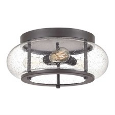 Quoizel Trilogy 3 Light Flush Mount Old Bronze Quoizel Trilogy 3 Light Flush Mount Old Bronze