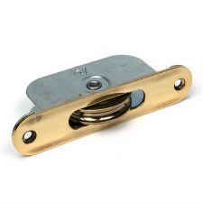 From The Anvil Radius Sash Pulley Aged Brass