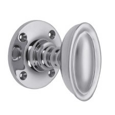 Raised Oval Mortice Knob Polished Chrome Raised Oval Mortice Knob Polished Chrome