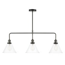 Ray 3 Light Bar Pendant Light Antique Nickel Ray 3 Light Bar Pendant Light Antique Nickel