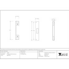 From The Anvil Rebate Kit for Dead Lock Aged Brass