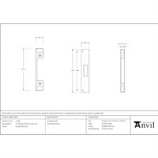 From The Anvil Rebate Kit for Dead Lock Polished Bronze