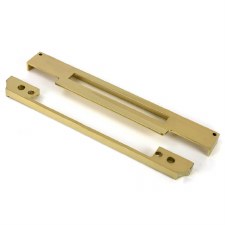 From The Anvil Rebate Kit for Euro Din Sash Lock Polished Brass