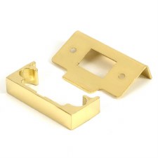 From The Anvil Rebate Kit For Tubular Mortice Latch Polished Brass