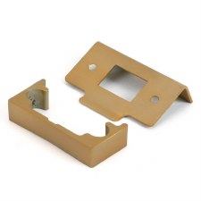 From The Anvil Rebate Kit For Tubular Mortice Latch Satin Brass