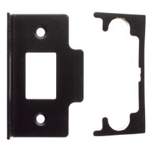 Mortice Latch Rebate Kit CE Rated Matt Black