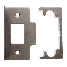 Mortice Latch Rebate Kit CE Rated Matt Gun Metal