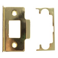 Mortice Latch Rebate Kit CE Rated Polished Brass