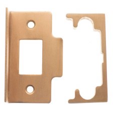 Mortice Latch Rebate Kit CE Rated Urban Satin Copper