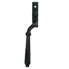 From The Anvil Reeded Espagnolette Handle Left Hand Matt Black From The Anvil Reeded Espagnolette Handle Left Hand Matt Black