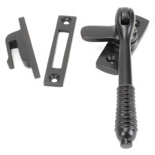 From The Anvil Locking Reeded Window Handle Aged Bronze
