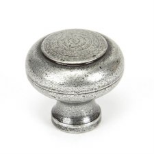 From The Anvil Regency Cupboard Knob Large Pewter