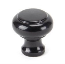 From The Anvil Regency Cupboard Door Knob Small Black