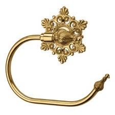 Renaissance Toilet Roll Holder Polished Brass
