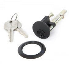 From The Anvil Rim Cylinder & Keys - Keyed To Differ Black