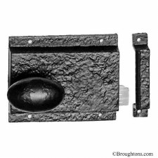 Kirkpatrick 1204 Cast Iron Rim Latch Right Hand