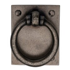 Heritage Ring Drop Pull on Plate RPW6367 Rustic Pewter