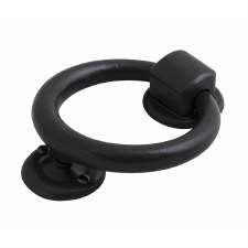 Stonebridge Ring Door Knocker Armor Coat Flat Black Stonebridge Ring Door Knocker Armor Coat Flat Black