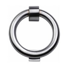 Heritage K1270 Ring Door Knocker Satin Chrome Heritage K1270 Ring Door Knocker Satin Chrome