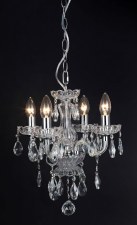 Rodeo 4 Light Chandelier Clear Rodeo 4 Light Chandelier Clear