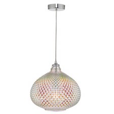 Roison Single Pendant Oil Effect Glass Roison Single Pendant Oil Effect Glass