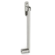 Roller Window Stay 6" Polished Nickel