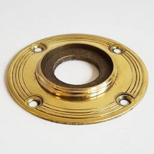 Door Knob Edwardian Rose Only Renovated Brass Door Knob Edwardian Rose Only Renovated Brass