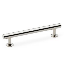 Round Cabinet Pull Handle 128mm Polished Nickel