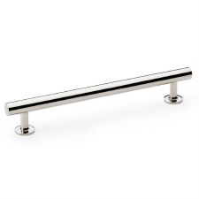 Round Cabinet Pull Handle 160mm Polished Nickel