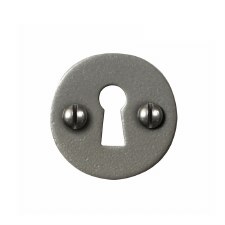 Stonebridge Round Escutcheon Armor Coat Satin Steel Stonebridge Round Escutcheon Armor Coat Satin Steel