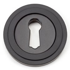 From The Anvil Round Escutcheon Art Deco Aged Bronze From The Anvil Round Escutcheon Art Deco Aged Bronze