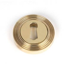 From The Anvil Round Escutcheon Beehive Polished Brass From The Anvil Round Escutcheon Beehive Polished Brass