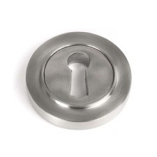 From The Anvil Round Escutcheon Plain Satin 316 Stainless Steel From The Anvil Round Escutcheon Plain Satin 316 Stainless Steel