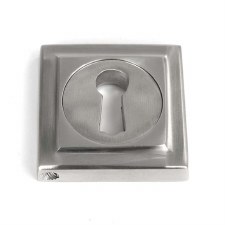 From The Anvil Round Escutcheon Square Satin 316 Stainless Steel