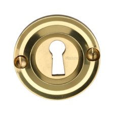 Heritage Round Escutcheon V1016 Polished Brass