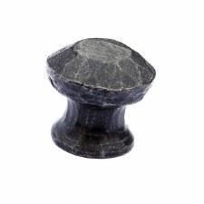 Hand Forged Round Rustic Cupboard Door Knob Beeswax Hand Forged Round Rustic Cupboard Door Knob Beeswax
