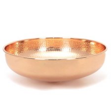 From The Anvil Round Sink 40cm Hammered Copper