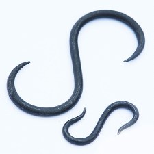 Hand Forged S Hook Beeswax Small Hand Forged S Hook Beeswax Small