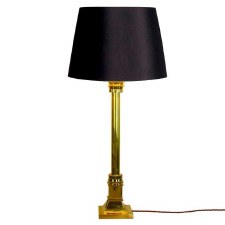 Sandringham Table Lamp Polished Brass Unlacquered