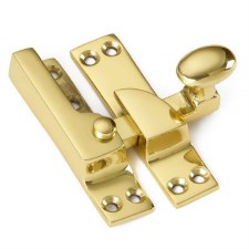 Croft 1762A Narrow Sash Fastener Polished Brass Unlacquered Croft 1762A Narrow Sash Fastener Polished Brass Unlacquered