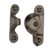 Heritage Sash Fastener V2060 Lockable Matt Bronze