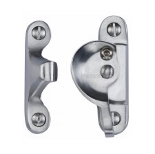 Heritage Sash Fastener V2060 Lockable Satin Chrome