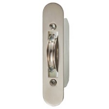 Sash Pulley Radius Edge Satin Nickel