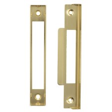 Sashlock Rebate Kit Polished Brass Lacquered