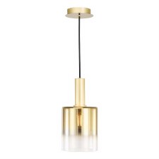 Savannah Single Pendant Satin Gold