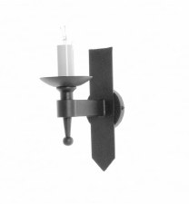 Saxon Single Wall Light Matt Black