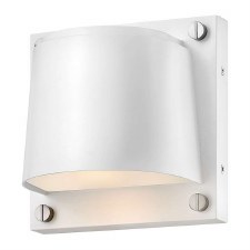 Hinkley Scout Outdoor Wall Light Satin White