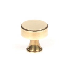 From The Anvil Scully Cabinet Knob 25mm Aged Brass