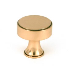 From The Anvil Scully Cabinet Knob 25mm Polished Bronze